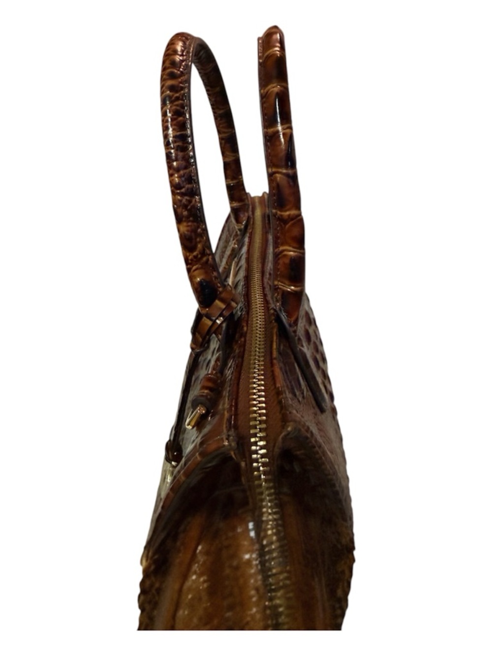 Brahmin Caroline Satchel in Pecan Melbourne Leather - Picture 6 of 12